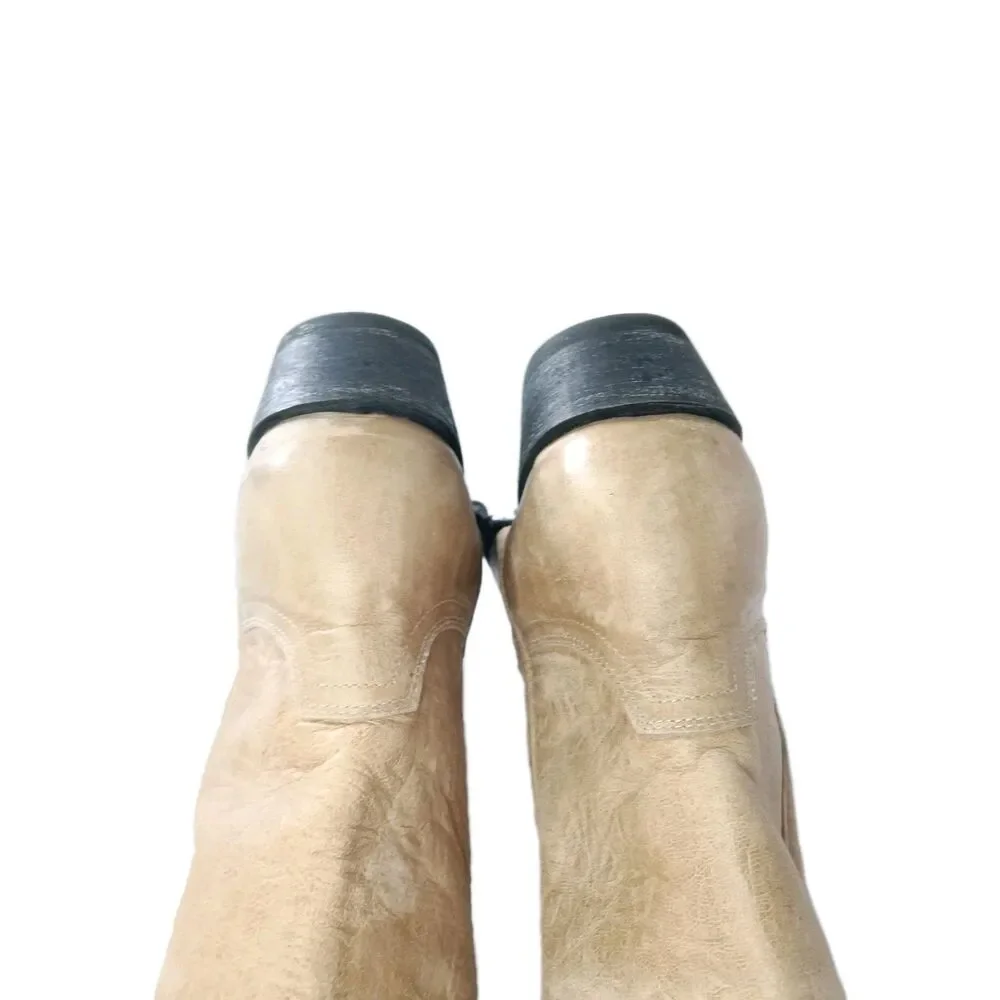 Idyllwind Western Boots Women's Size 9 B Snip Toe Beige Tan